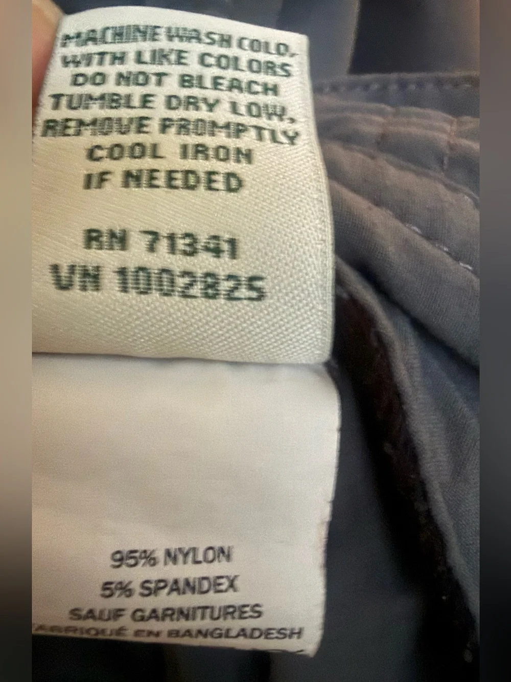 L.L.Bean Women’s Gray Hiking Pants Size 16 Regular Stretch Trail Zipper Pockets